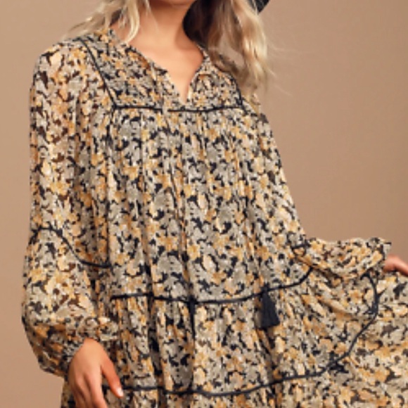 Free People Chiffon Mini Dress - Picture 8 of 8
